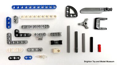 A selection of modern Lego Technic beams