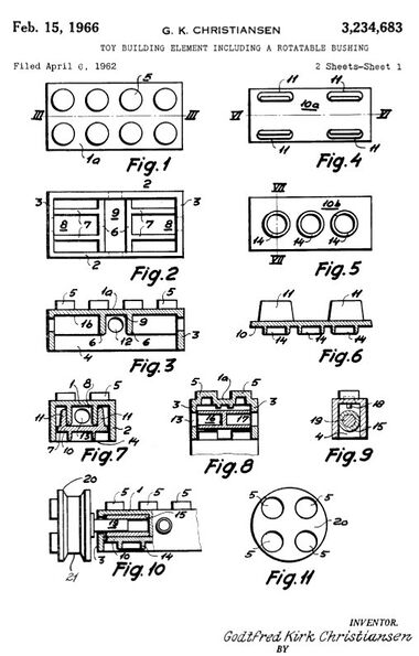 1962: Patent application 3234683