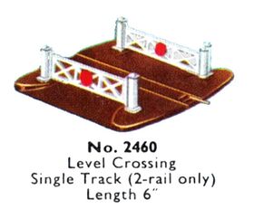1963 catalogue image of the two-rail version