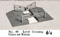 Level Crossing Gates on Ramp, Wardie Master Models 49 (Gamages 1959).jpg