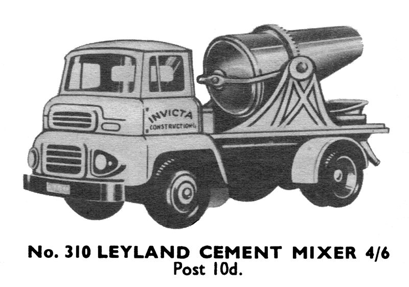 File:Leyland Cement Mixer, Budgie 310 (Hobbies 1966).jpg