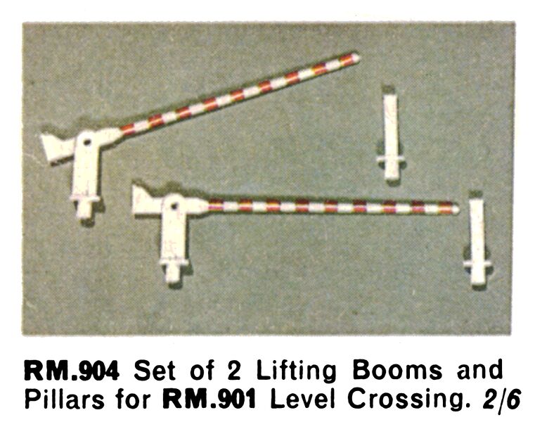 File:Lifting Booms for Level Crossing RM901, Minic Motorways RM904 (TriangRailways 1964).jpg