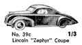 Lincoln Zephyr Coupe, Dinky Toys 39c (MM 1940-07).jpg