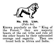 Lion, Britains Zoo No910 (BritCat 1940).jpg