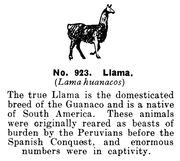 Llama, Britains Zoo No923 (BritCat 1940).jpg