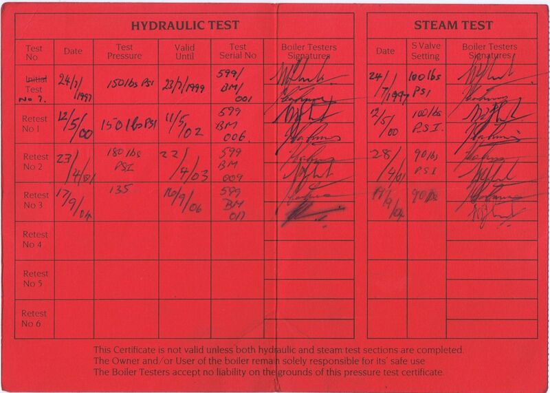 File:Logbook 6681, for locomotive GWR 2253, interior (Southern Federation of Model Engineering Societies).jpg