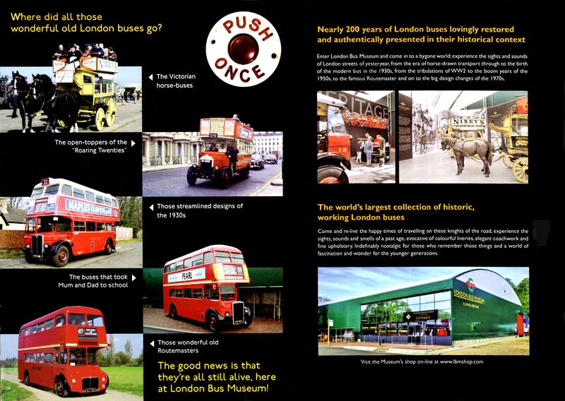 File:London Bus Museum, A Living Heritage, rear (LMB unk).jpg