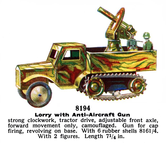 File:Lorry with Anti-Aircraft Gun, Märklin 8194 (MarklinCat 1936).jpg
