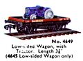 Low-sided Wagon with Tractor, Hornby Dublo 4649 (DubloCat 1963).jpg