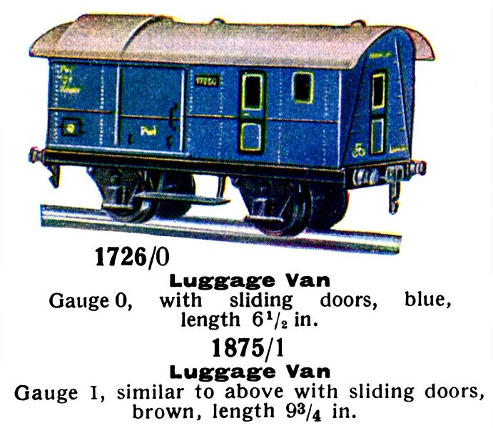 File:Luggage Van, Märklin 1726 1875 (MarklinCat 1936).jpg