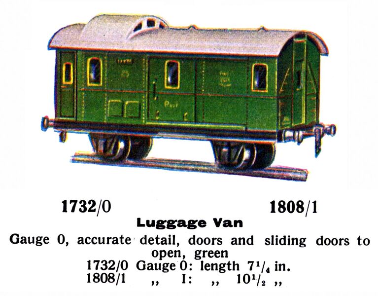 File:Luggage Van, Märklin 1732 1808 (MarklinCat 1936).jpg