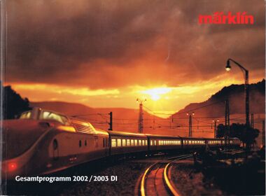 2002 Märklin Catalogue cover