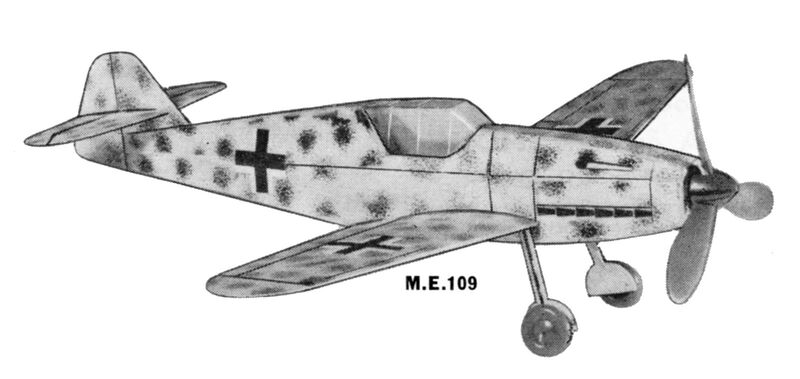 File:ME109 fighter aircraft, EeZeBilt kit, KeilKraft (MM 1962-12).jpg