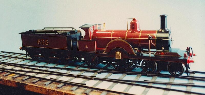 File:MR 635, Johnson 4-2-2 locomotive, gauge 1 (Denis Hefford).jpg