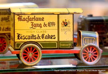 Macfarlane Lang "lorry" biscuit tin