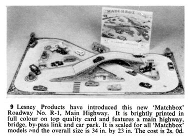 1964: "Main Highway", Matchbox Roadway R-1
