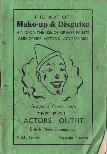 File:Makeup and Disguise, front cover (BGL Actors Outfit).jpg