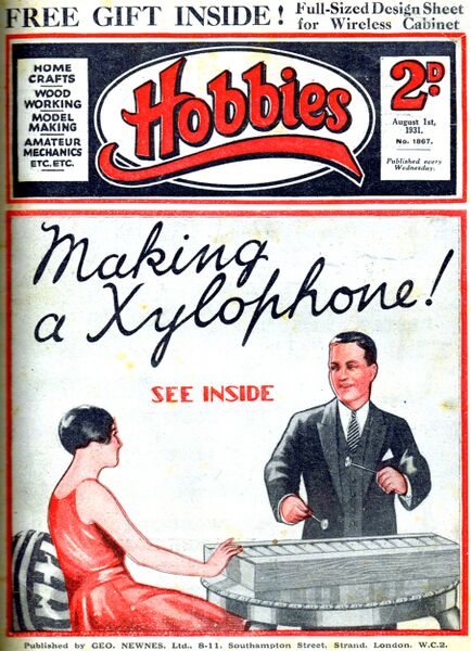 File:Making a Xylophone, Hobbies no1867 (HW 1931-08-01).jpg