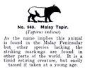 Malay Tapir, Britains Zoo No949 (BritCat 1940).jpg