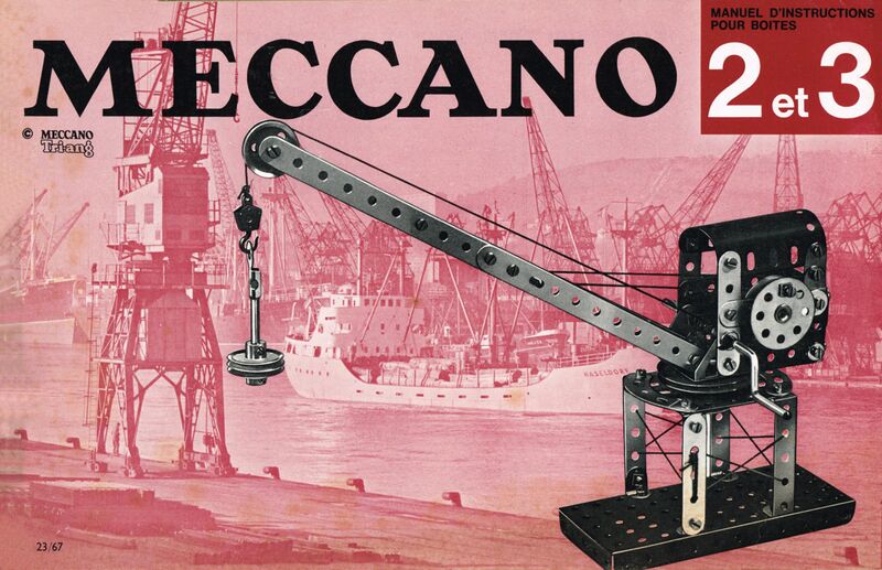 File:Manual front cover, French Meccano sets 2 3 (MeccanoSetFr2-3 1967).jpg
