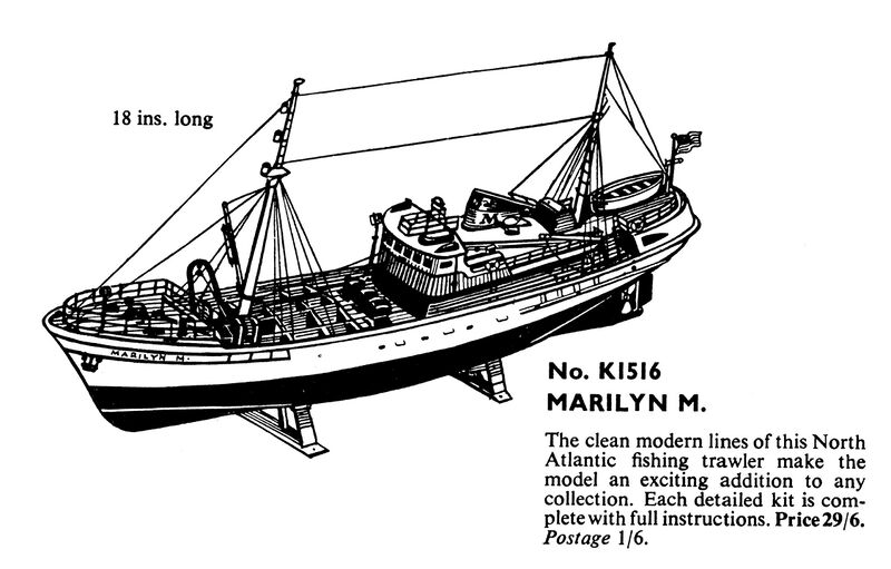 File:Marilyn M North Atlantic Trawler, Kleeware kit K1516 (Hobbies 1960).jpg
