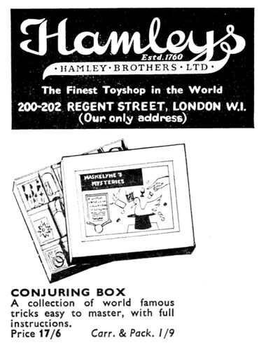 1963: advert in Meccano Magazine - 200-202 Regent Street