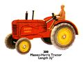 Massey-Harris Tractor, Dinky Toys 300 (DinkyCat 1957-08).jpg