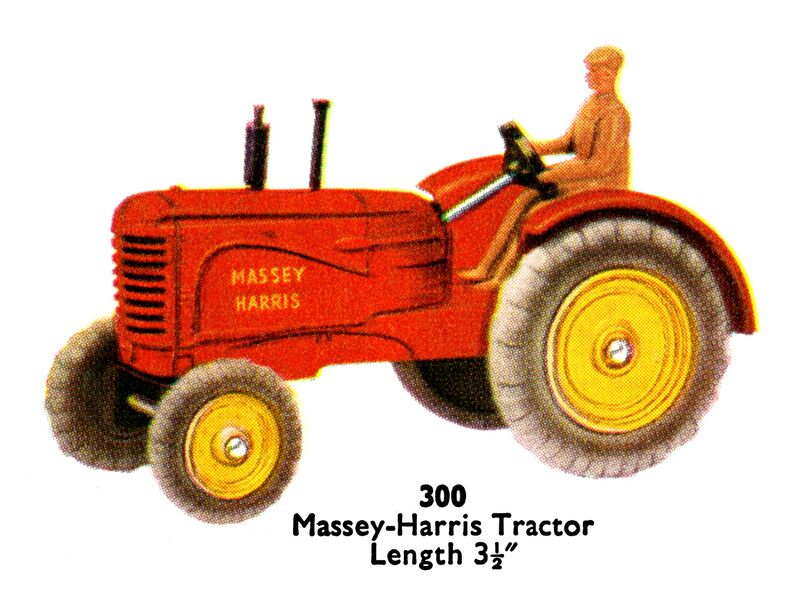 File:Massey-Harris Tractor, Dinky Toys 300 (DinkyCat 1957-08).jpg