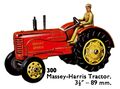 Massey-Harris Tractor, Dinky Toys 300 (DinkyCat 1963).jpg