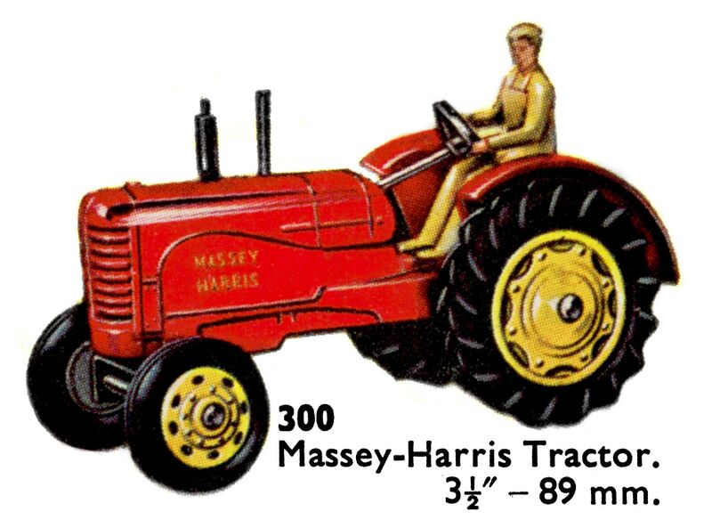 File:Massey-Harris Tractor, Dinky Toys 300 (DinkyCat 1963).jpg