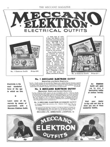 June 1935 "Elektron" advert