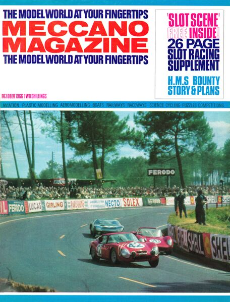 File:Meccano Magazine cover, October 1966, slotcar special (MM 1966-10).jpg