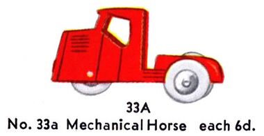 1935: Dinky 33a Mechanical Horse