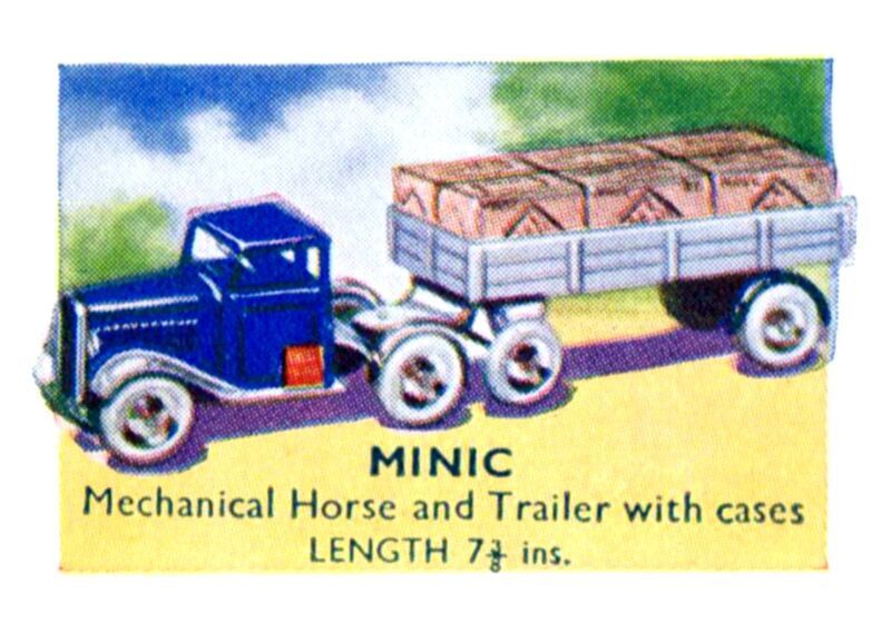 File:Mechanical Horse and Trailer with Cases, Triang Minic (MinicCat 1937).jpg