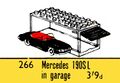 Mercedes 190SL in Garage, Lego 266 (Lego ~1964).jpg