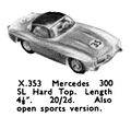 Mercedes 300SL Hard Top, Playcraft X353 (MM 1966-10).jpg