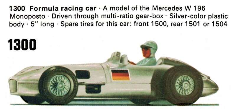 File:Mercedes W196 Monoposto Racing Car, Marklin Sprint 1300 (Marklin 1973).jpg