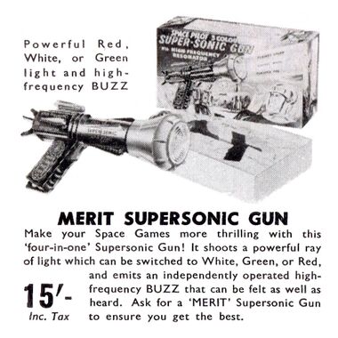 1955: Merit Supersonic Gun advert