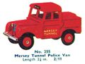 Mersey Tunnel Police Van, Dinky Toys 255 (MM 1958-01).jpg