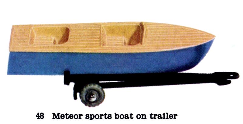 File:Meteor Sports Boat on Trailer, Matchbox No48 (MBCat 1959).jpg