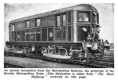 1928: Metropolitan Railway electric locomotive 17