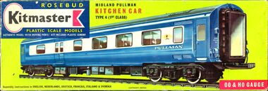Rosebud Kitmaster Midland Pullman, Kitchen Car, box lid artwork