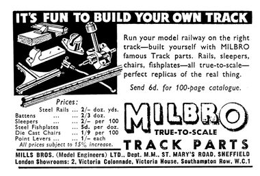 1941: "Milbro Track Parts"