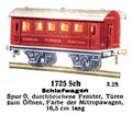 Mitropa Schlafwagen - Sleeping Car, Märklin 1725-Sch (MarklinCat 1939).jpg