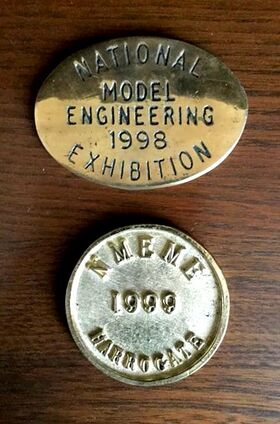 1989 and 1999: Model engineering exhibition Plaques, J.W. Airton