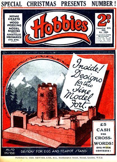 1931: Hobbies Weekly, "Designs for This Fine Model Fort