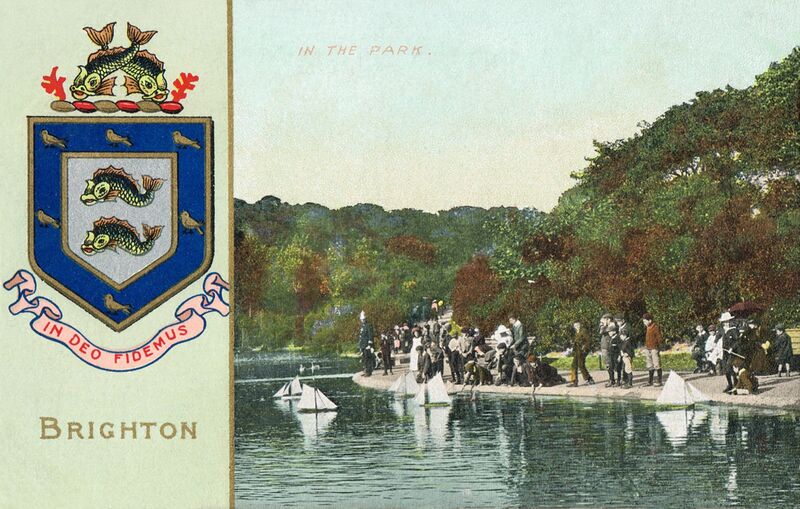 File:Model Yachting at Queens Park, Brighton, postcard 242 (BandR -1912).jpg