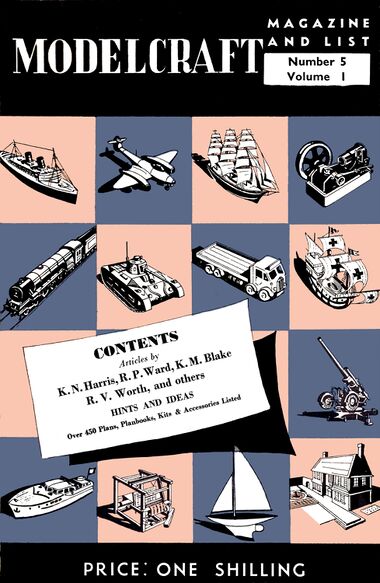 1948: Cover, Modelcraft Magazine and List