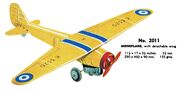 Monoplane K3520, Mettoy 2011 (MettoyCat 1940s).jpg