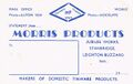 Morris Products statement slip, 1950s.jpg
